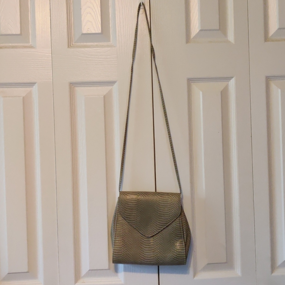 Hato Hori lizard skin crossbody bag